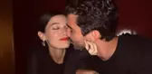 Pınar Deniz ve Kaan Yıldırım'dan romantik kar pozu