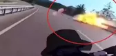 Polisin hayatını kaybettiği motosiklet kazası kask kamerasında: Cuma gitti