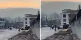 Polisin eski kayınpederini öldürdüğü vahşet anları kamerada