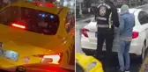 Ambulansa yol vermeyen taksi şoförüne şaka gibi ceza