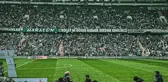 Bursaspor tribünlerinden 