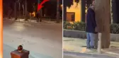 Kimse kalmayınca ağaçla sohbet etti