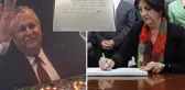 Celal Talabani'nin kabrini ziyaret eden DEM Parti İmralı heyetinden hatıra defterine Türkçe mesaj