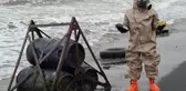 Ordu'da üç ilçede birden kıyıya variller vurdu, ekipler alarma geçti