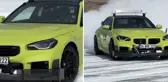 Kenan Sofuoğlu'nun 5 yaşındaki oğlu, karlı zeminde drift attı