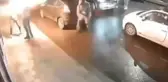 Müşterinin yüzüne molotof atıp para kasasını çaldı