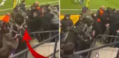 Neredeyse maç iptal oluyordu! Belçikalılar, Fenerbahçe taraftarını öldüresiye dövmüş