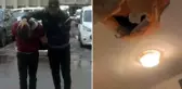 Tavanı delip daireye girdi, anne ile kızına dehşeti yaşattı