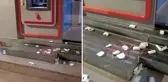 ATM'nin önündeki görüntüyü kayda alan vatandaşı isyan etti: Ayıp ya ayıp