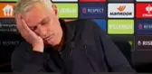 Maçın bile önüne geçti: Herkes Mourinho'nun basın toplantısındaki bu halini konuşuyor