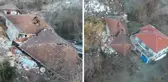 Sinop'taki heyelan paniği: 2 kişi saatler sonra kurtuldu