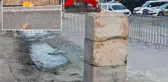 5 gündür yanan gazın çevresi betonla kapatıldı