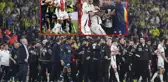 Fenerbahçe-Samsunspor maçı biter bitmez saha karıştı! Futbolcular birbirine girdi