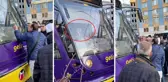 Kadın vatmanın zor anları! Yapılanlara dayanamayıp ağlayarak perdeyi kapattı