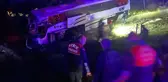 Aydın'da otobüsün şarampole düşmesi sonucu 1 kişi öldü, 27 kişi yaralandı