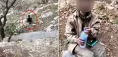 Terör örgütü PKK/YPG mensubunun teslim olma görüntüleri ortaya çıktı