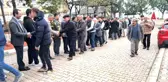 Sonu görünmeyen bayramlaşma kuyruğu