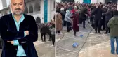 Volkan Konak'ın cenazesinde gerginlik! Polis barikatı yıkıldı