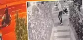 İstanbul'daki silahlı saldırının görüntüleri ortaya çıktı! Vurularak yakalanmışlardı
