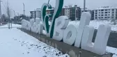 Bolu nisan ayında beyaza büründü