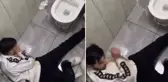 Otogarın tuvaletine girip yarı baygın halde uyuşturucu kullandı