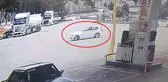 Akaryakıt istasyonunda drift pahalıya patladı