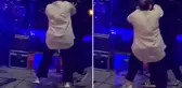 Şarkıcı Kalben'den sahnede tuhaf davranış! Kimse ne yaptığını anlamadı