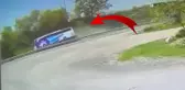 Ölümlü kaza kamerada, yolcu otobüsü düz yolda böyle devrildi