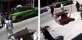 Deprem anında balkondan atladı, otomobilin üzerine çakıldı