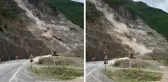 Heyelandan saniyelerle kurtuldu! O anlar saniye saniye kameralarda