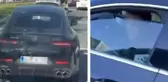 Çakarlı araçla kuralları hiçe saydı, 