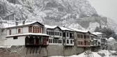 Amasya'da bahar ortasında kar sürprizi