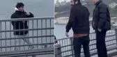 Köprüde intihara kalkışan genci Röportaj Adam ikna etti