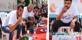 3 dakikada 398 gram acı biber yiyip, yarım altın kazandı