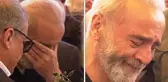 Yılmaz Erdoğan, Sırrı Süreyya Önder'in cenazesinde gözyaşlarını tutamadı