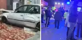 Alkollü olduğu iddia edilen sürücü camiye daldı