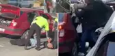 Eski eşini sokak ortasında öldüren şahıs kaçmaya çalışırken böyle yakalandı