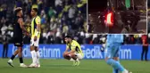 Fenerbahçe'nin yıldızı Beşiktaş derbisinin ardından stadyumdan oyun oynayarak ayrıldı