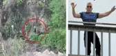 Dilenci önde zabıta amiri arkada adeta maraton koşusuna çıktılar