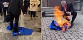 Polonya'da cumhurbaşkanı adayından ilginç protesto! AB bayrağıyla ayaklarını sildi