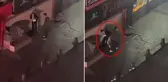 Tartıştığı kadını sokak ortasında darbetti