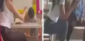 Otizmli öğrencileri dövdü! Öğretmen şiddeti kamerada