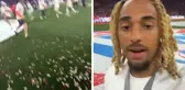 Sacha Boey Bayern Münih'in şampiyonluk kutlamasına 