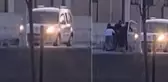 Drift atarken arkadaşını camdan aşağı düşürdü