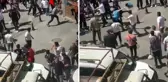 Tekmeler yumruklar havada uçuştu! Kupa finali öncesi ortalık savaş alanına döndü