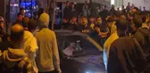 Bağdat Caddesi'nde Galatasaray taraftarlarına saldırı