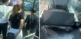 Ünalan Metro İstasyonu'nda yürüyen merdiven kırıldı