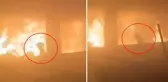 Gazze'de sözün bittiği yer! Alevlerin arasında kalan kız çocuğu böyle görüntülendi