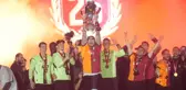 Şampiyon Galatasaray, Süper Lig kupasını Yenikapı'da kaldırdı