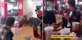 Fast-food restoranında skandal! Herkesin içinde azarlanınca gözyaşlarına hakim olamadı